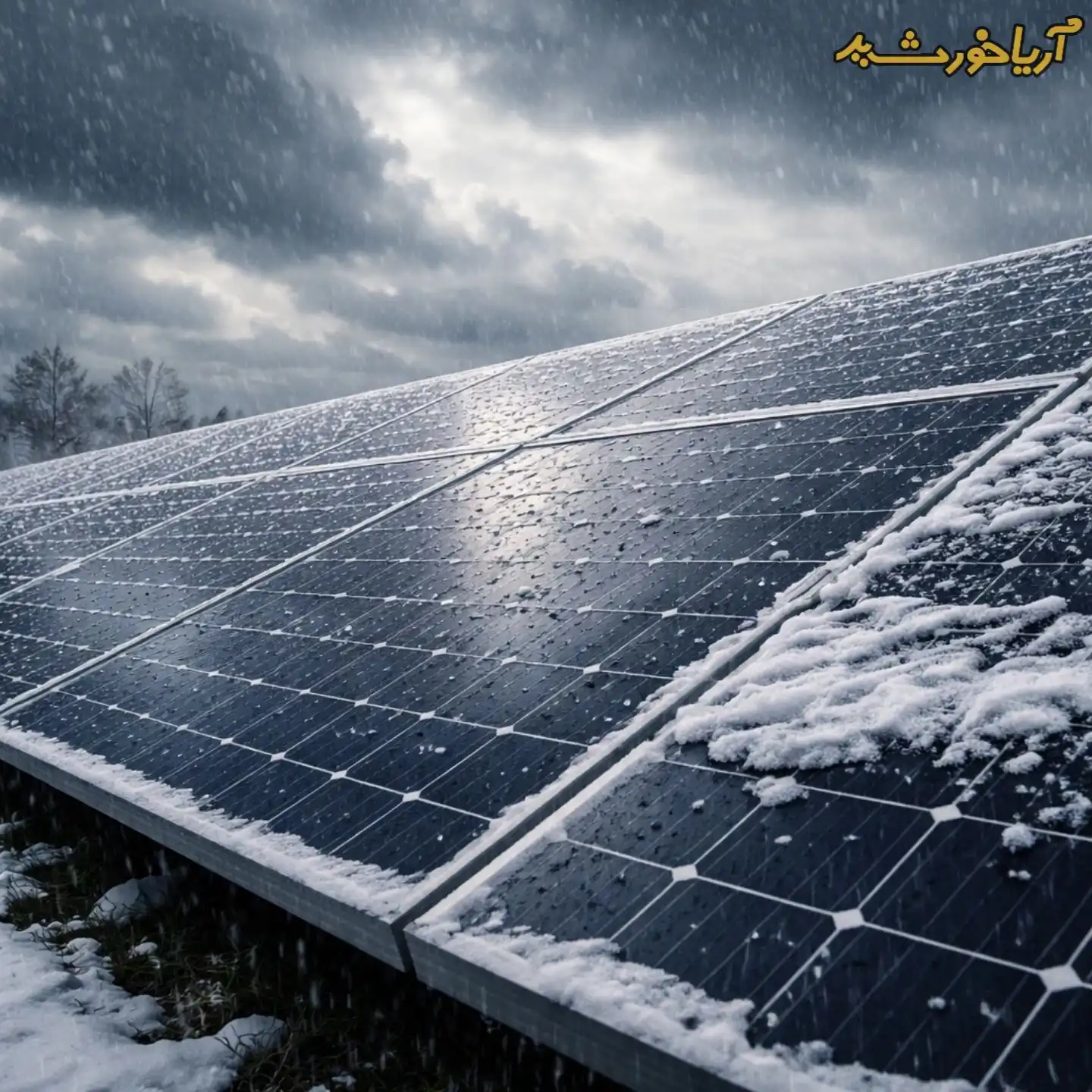 اثر عوامل طبیعی بر توان پنل های خورشیدی
