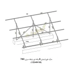 استراکچر 8 پنله سری 700