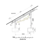استراکچر 6 پنله سری 700