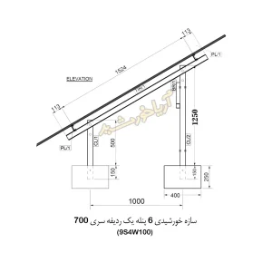 استراکچر 6 پنله سری 700