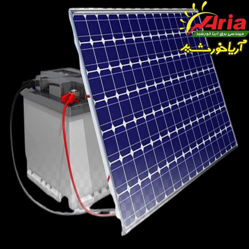 باتری خورشیدی برق تولید شده در پنل ها را در خود ذخیره می‌کند.